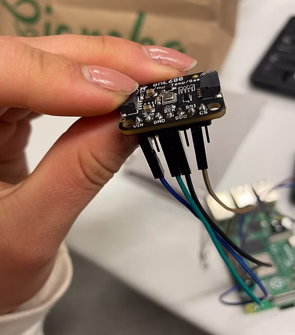 Hand wiring progress